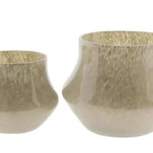 POT MARCO - H14 D18 cm - TAUPE