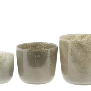 POT WIDE - H20 D23 cm - TAUPE