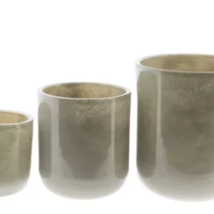 POT PETRA - H24 D19 cm - TAUPE