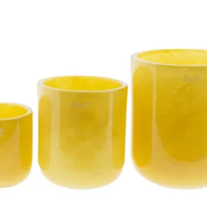 POT PETRA - H24 D19 cm - OCHRE