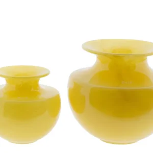 VASE 702 B - H26 D28 cm - OCHRE