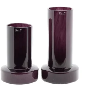 VASE SHARPO- H27 D18 cm - PLUM