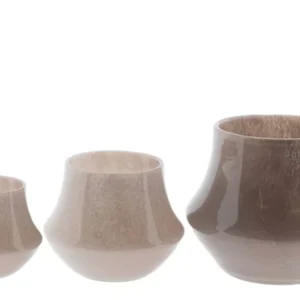 POT MARCO - H14 D18 cm - MAUVE