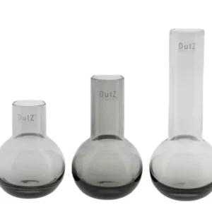 VASE MASA - H25 D11 cm - SMOKE