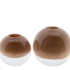 BALLVASE KULA - H14 D16 cm - GRAVEL B